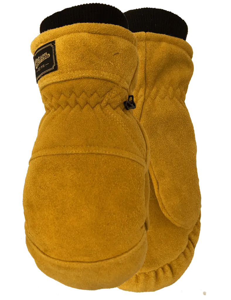 Watson Crazy Horse Winter Mittens – Warm Sherpa-Lined Leather Design (9591)