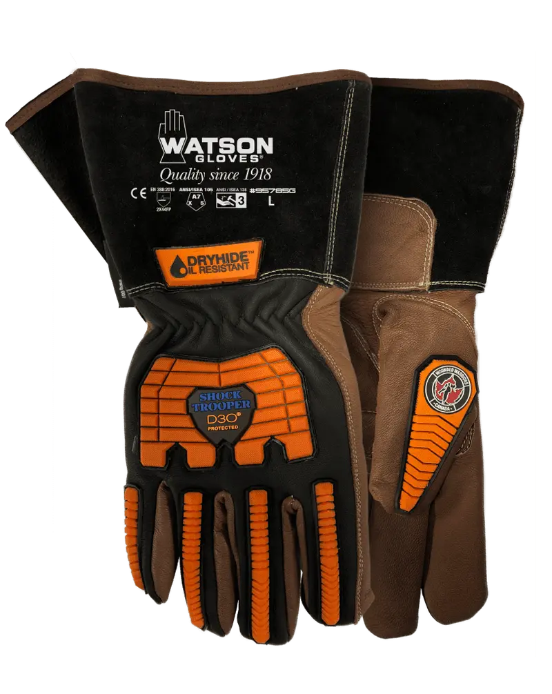 Watson Shock Trooper Impact-Resistant Work Gloves – High-Protection Safety Gloves (95785G)