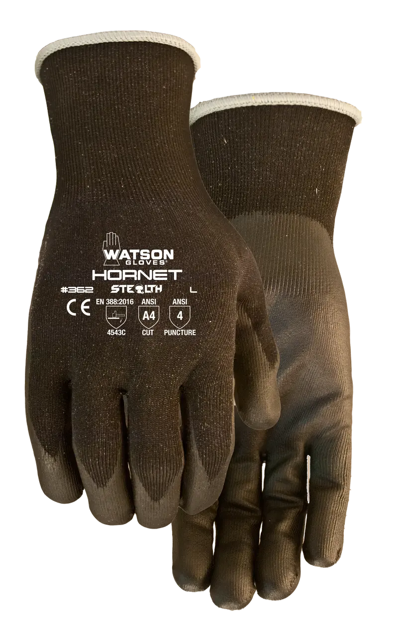 Watson Stealth Hornet Cut-Resistant Gloves – EN388 Level E Protection, Model 362
