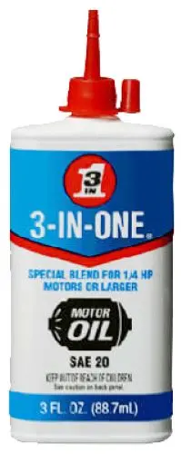 WD-40 3-in-One Motor Oil – 3 oz Multi-Purpose Lubricating Oil