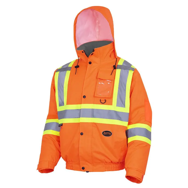 Winter Bomber Jacket – 100% Waterproof Hi-Viz Pioneer Safety Jacket, Models 5032 & 5033