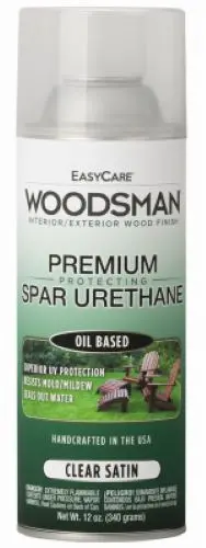 Woodsman Satin Spar Urethane in Aerosol Can (12 oz) – Pack of 2