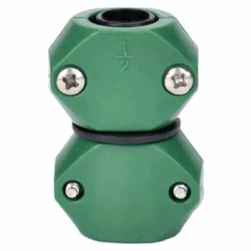Zhejiang 124 Half-Inch Poly Garden Hose Repair Splicer – Heavy-Duty Coupler, Pack of 24