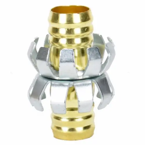Zhejiang 30071-3 Brass 3/4″ Clincher Hose Mender Coupling – Pack of 5