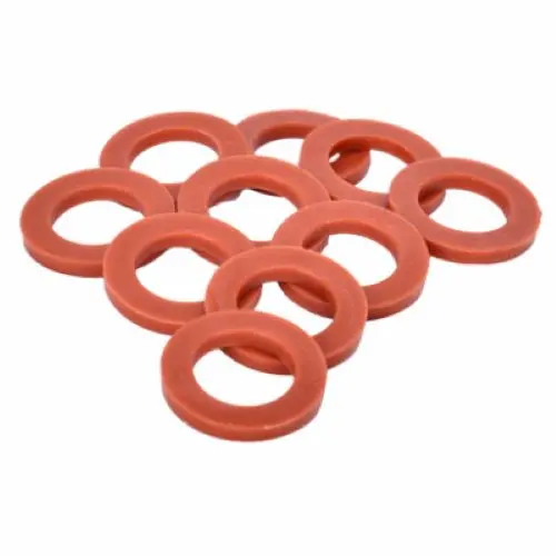 Zhejiang 50021 Red Rubber Garden Hose Washers – 10-Pack per Unit, Pack of 24