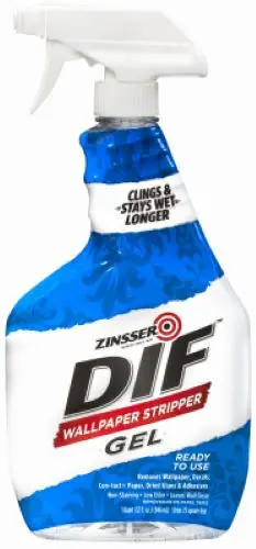 Zinsser DIF Wallpaper Remover Gel – 32 oz Bottle (Pack of 8)