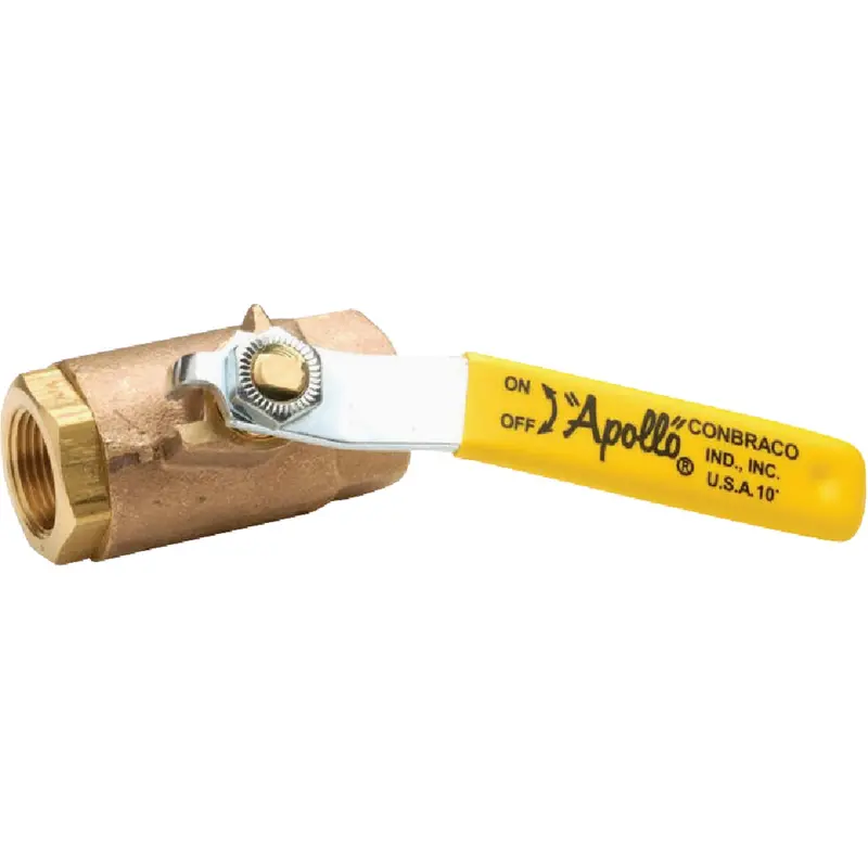 Apollo 1/2-Inch Npt Bronze Threaded Ball Valve – Durable Shut-Off Control 1
