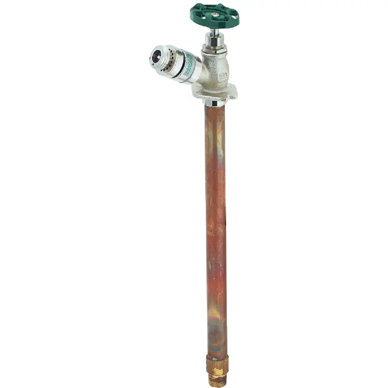 Arrowhead Brass Anti-Siphon Frost-Free Wall Hydrant – 1/2" Mip X 3/4" Ht, 12" Length 1