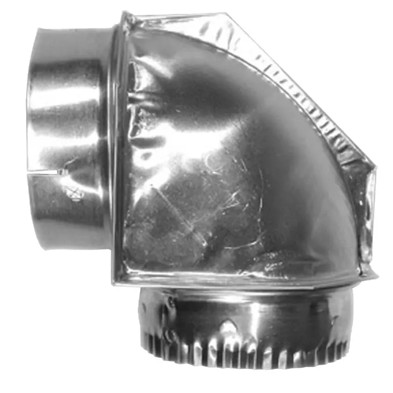 Builder'S Best 4-Inch Aluminum Dryer Vent Elbow – Smooth Flow Duct Fitting 1