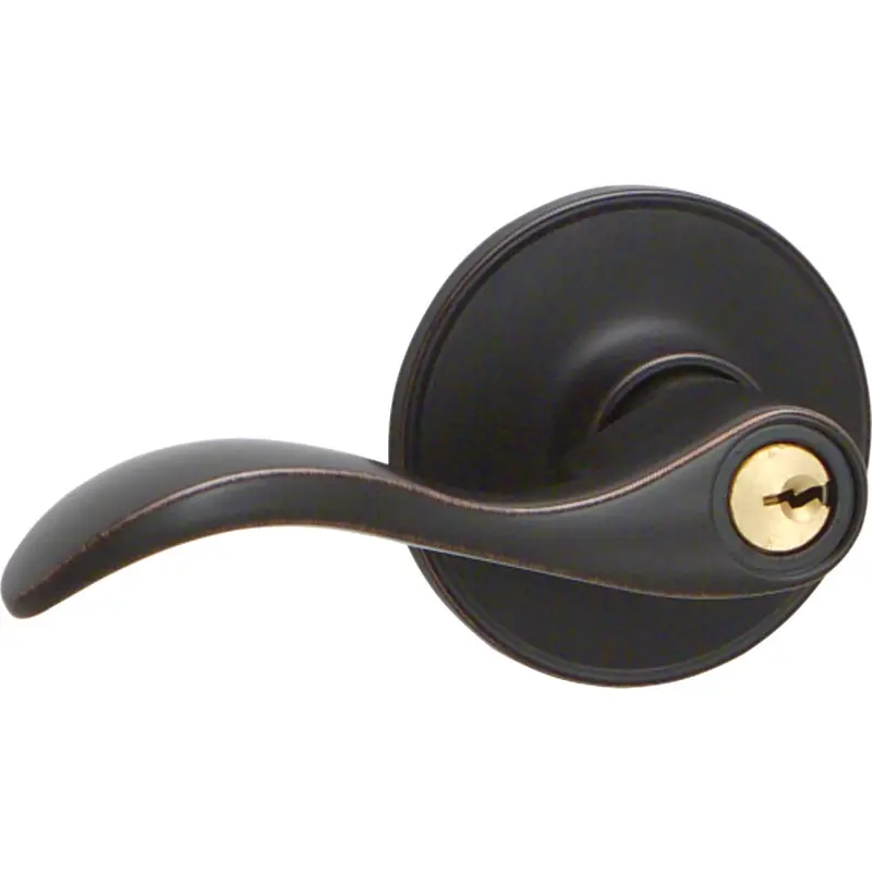 Dexter Aged Bronze Seville Entry Lever – Ada-Compliant Interior/Exterior Handle 1