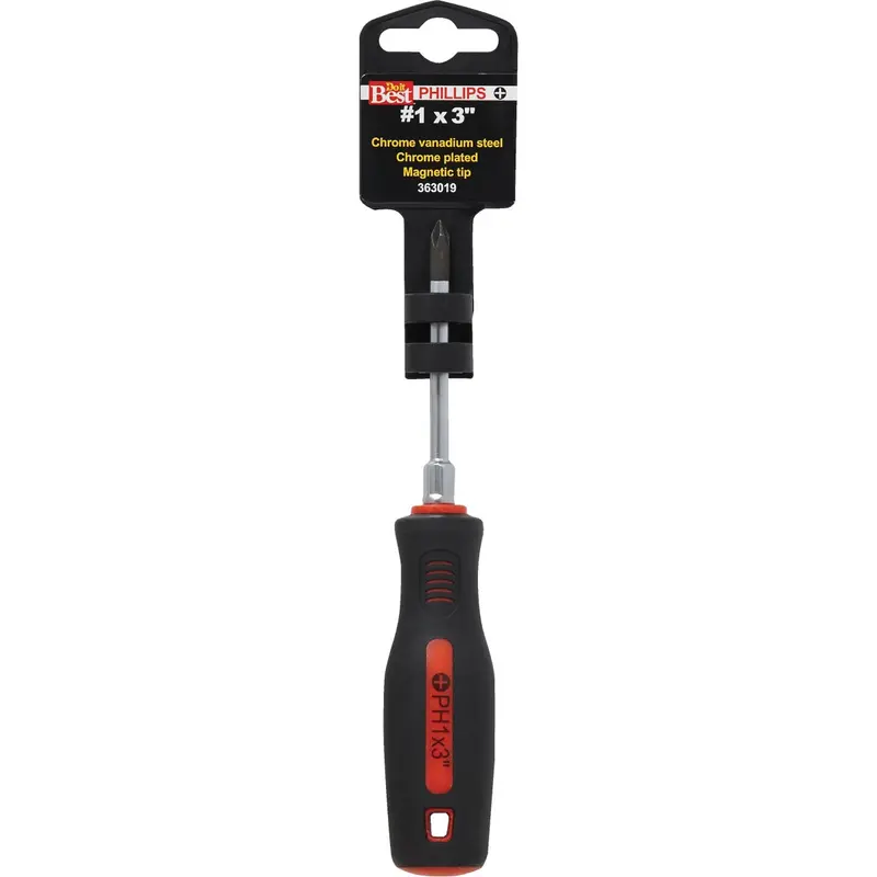 Do It #1 X 3" Phillips Screwdriver – Compact Precision Hand Tool 1