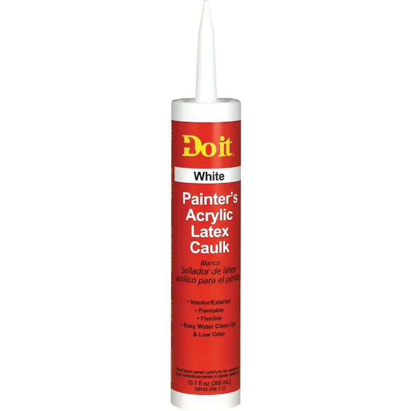 Do It Best Acrylic Latex Painter’S Caulk – White, 10.1 Oz Tube 1