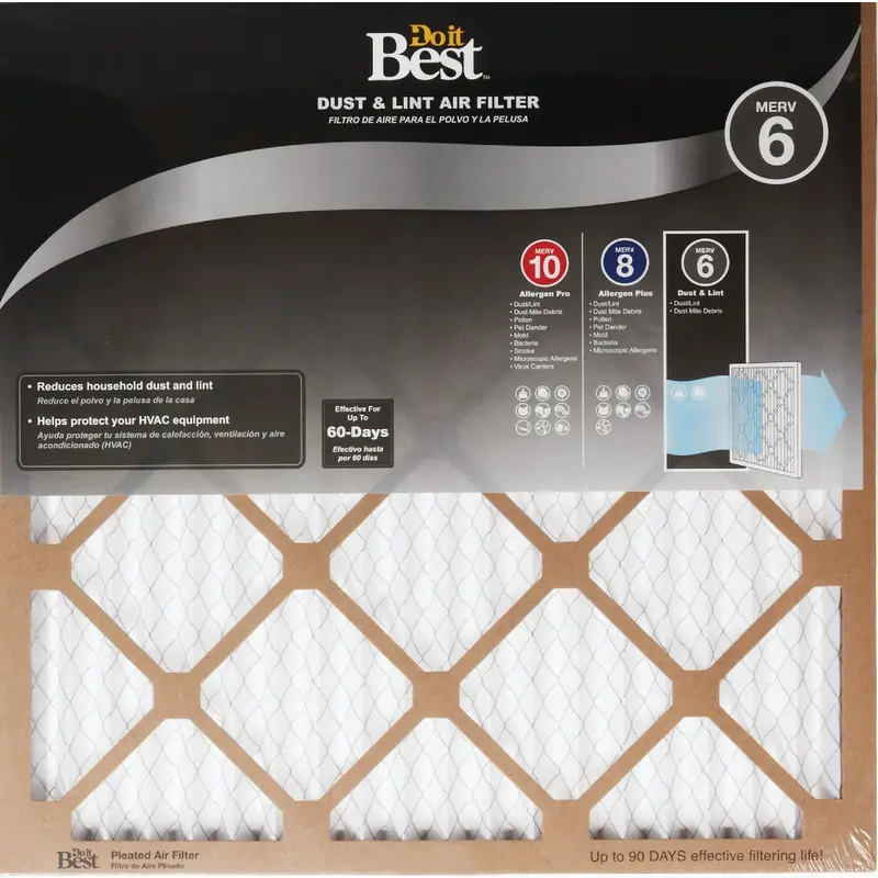 Do It Best Merv 6 Furnace Filter – 12" × 36" × 1" Dust & Lint Capture 1