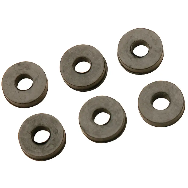 Do It Flat Faucet Washer – 5/8 In Black Rubber (6-Pack) 1