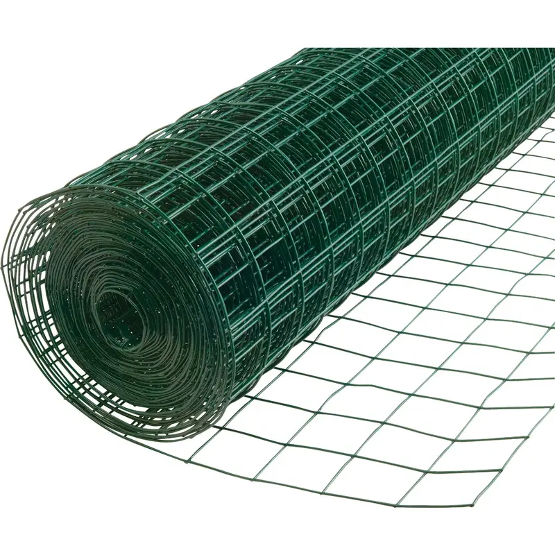 Do It Vinyl-Coated Welded Wire Fence – 36 In. H × 50 Ft. L, 2×4 Mesh, Galvanized Steel 1