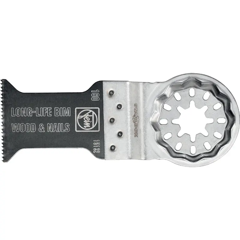 Fein Starlock Bi-Metal Oscillating Blade – 1-3/8" E-Cut, Long-Life Design (3-Pack) 1