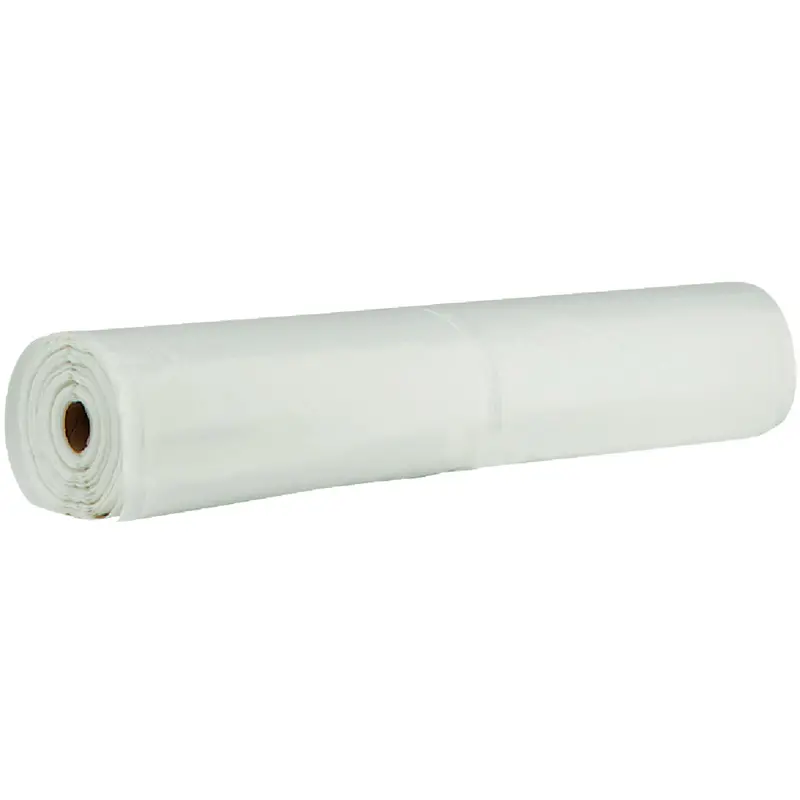 Film-Gard 20' X 100' Clear 4-Mil Polyethylene Plastic Sheeting 1