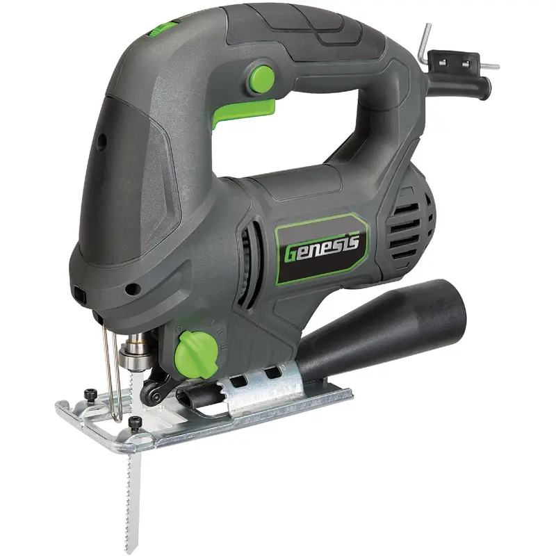 Genesis Variable-Speed Orbital Jig Saw – 5-Amp Motor With Tool-Free Blade Change 1