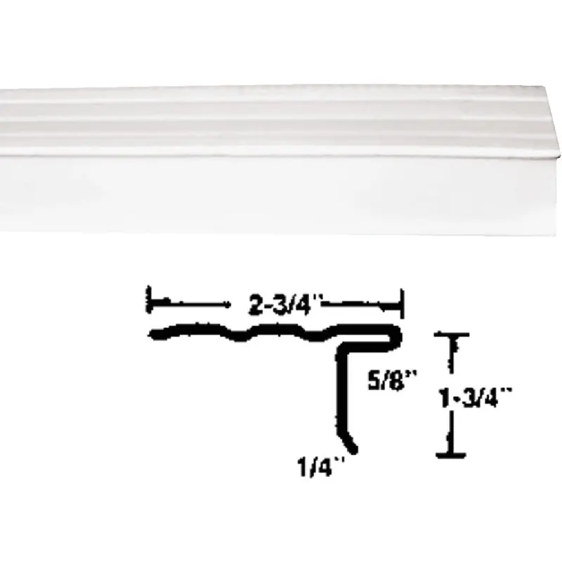 Klauer Ll6 White Roof Edge Flashing – Low-Slope Commercial & Residential Trim 1