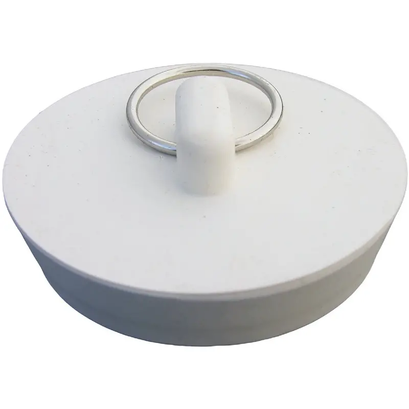 Lasco White 2-Inch Sink Drain Stopper – Hollow Stopper Design 1