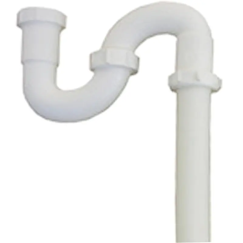 Lasco White Plastic S-Trap – 1¼ In. Outer Diameter, Residential Drain Fitting 1