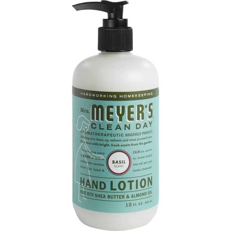 Mrs. Meyer'S Clean Day Basil Scented Hand Lotion, 12 Oz 1