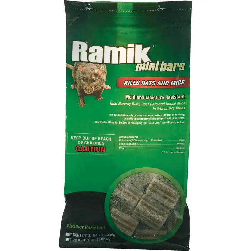 Ramik Bar-Style Rodenticide – 4 Lb Rat And Mouse Poison 1