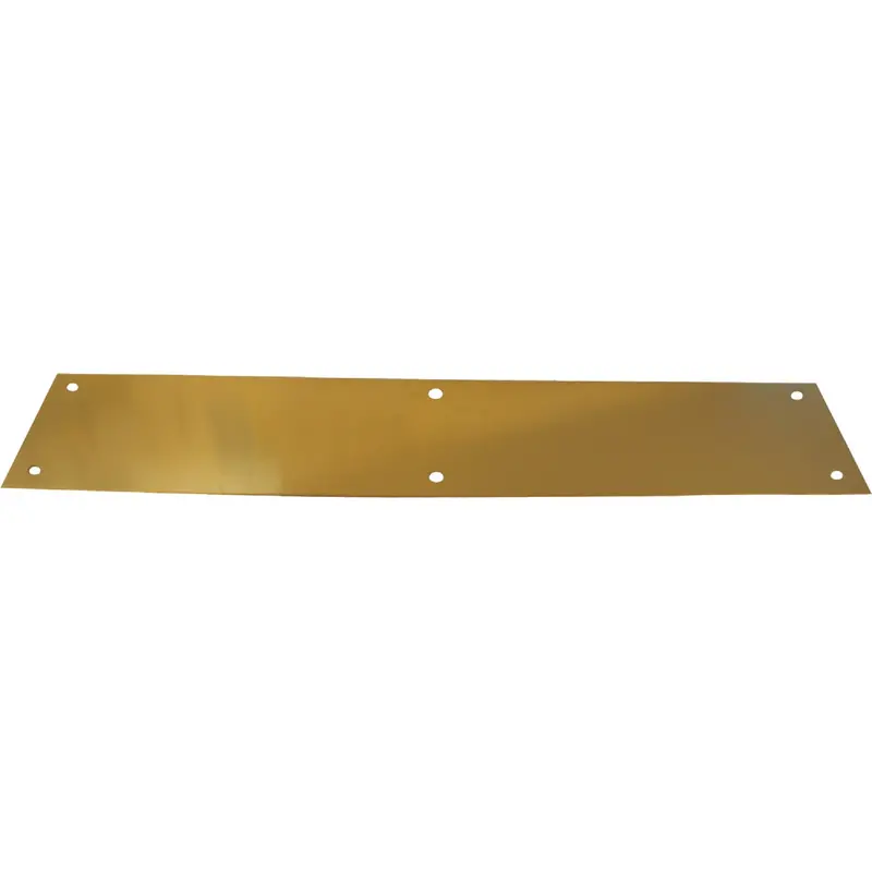 Tell Brass Push Plate – 3.5-Inch By 15-Inch, Antique-Style Surface Mount 1