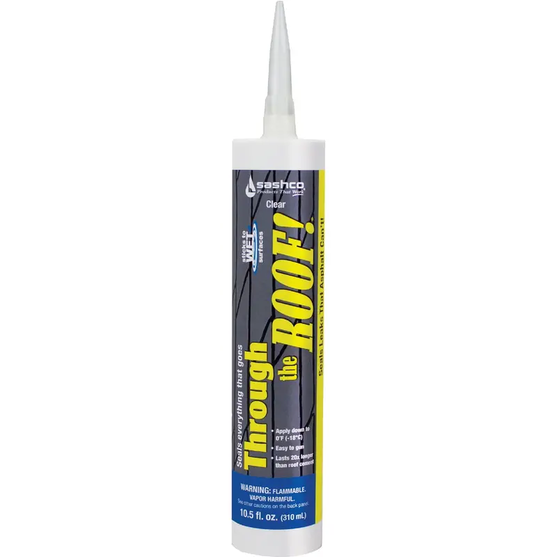 Through The Roof! Waterproof Cement & Patching Sealant – 10.5-Ounce Cartridge 1