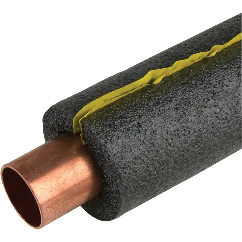 Tundra Self-Sealing Pe Pipe Insulation Wrap – 1/2-Inch Wall, 1-Inch Diameter Fit (4-Pack) 1