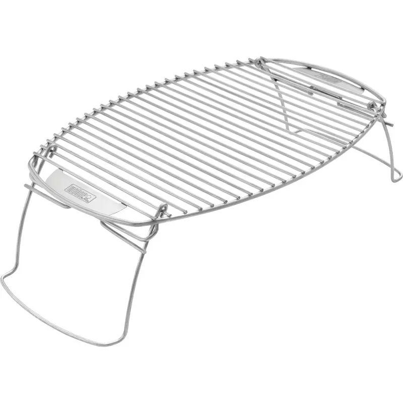 Weber Stainless Steel Expansion Grill Rack – Heavy-Duty Cooking Accessory 1